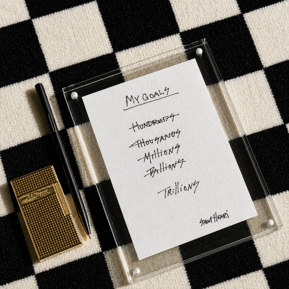 Original handwritten artwork on authentic house of saint henri stationery 1-of-1 original. $350
