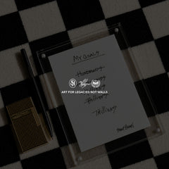 Original handwritten artwork on authentic house of saint henri stationery 1-of-1 original. $350
