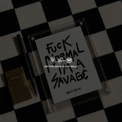Original handwritten artwork on authentic house of saint henri stationery 1-of-1 original. $350
