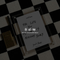 Original handwritten artwork on authentic house of saint henri stationery 1-of-1 original. $350
